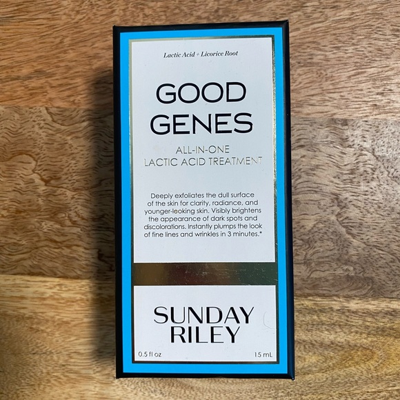 NIB SUNDAY RILEY Good Genes All-In-One Lactic Acid Treatment 0.5 fl. oz. - Picture 2 of 4